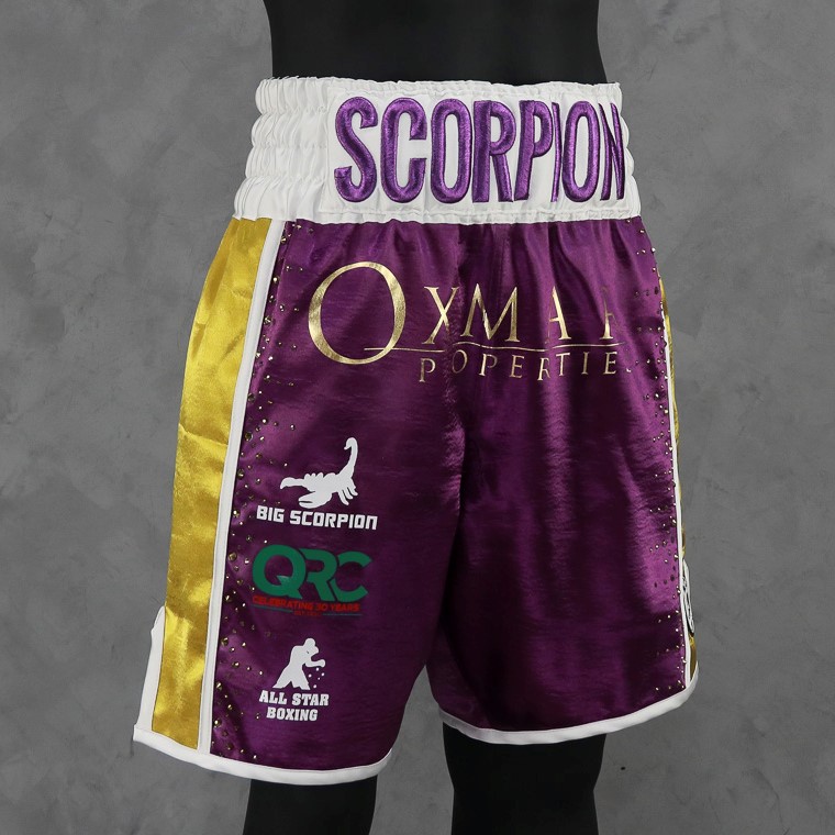 Side Stripe BX  Miles Custom Boxing Shorts & Trunks