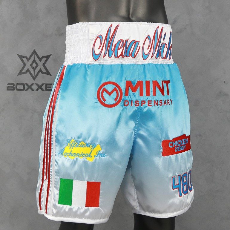 PIN STRIPE BX Micky Custom Boxing Shorts & Trunks