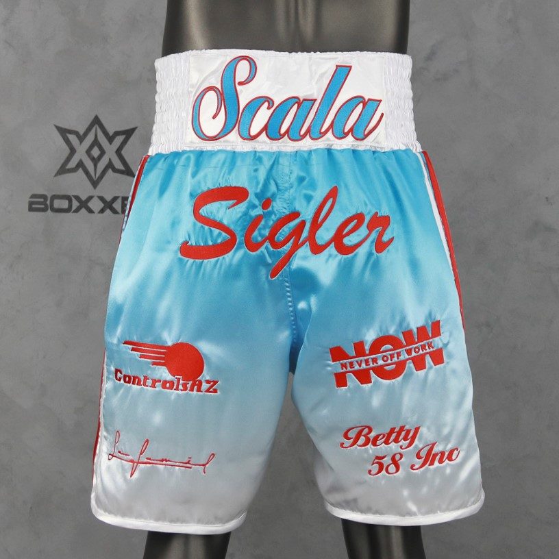 PIN STRIPE BX Micky Custom Boxing Shorts & Trunks