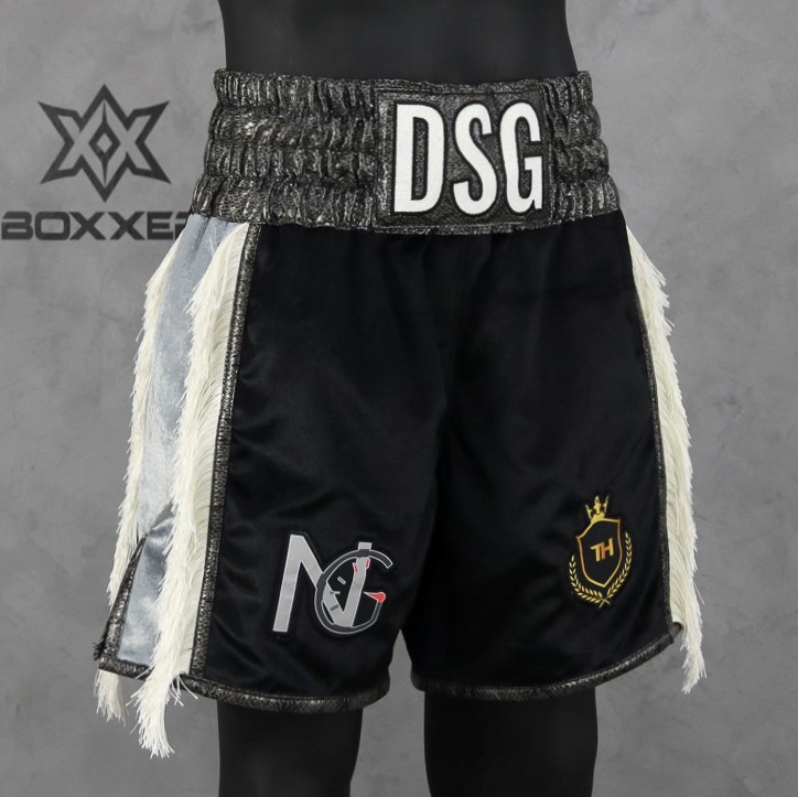 Side Stripe BX Old Nick Custom Boxing Shorts & Trunks