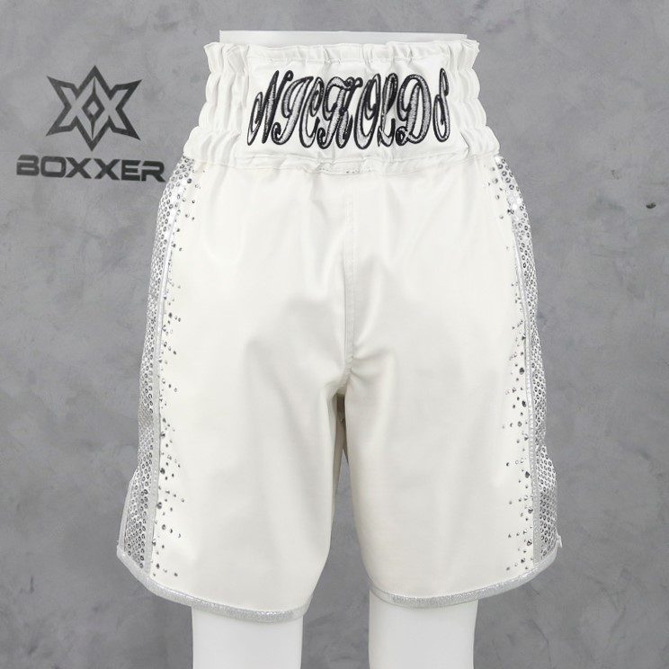 Side Stripe BX  Charlene Custom Boxing Shorts & Trunks