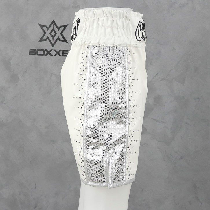 Side Stripe BX  Charlene Custom Boxing Shorts & Trunks