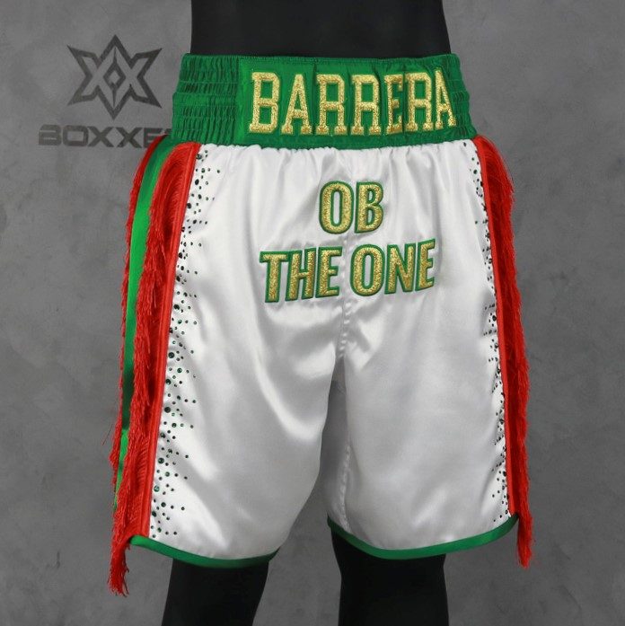 Side Stripe BX Old Oscar Custom Boxing Shorts & Trunks