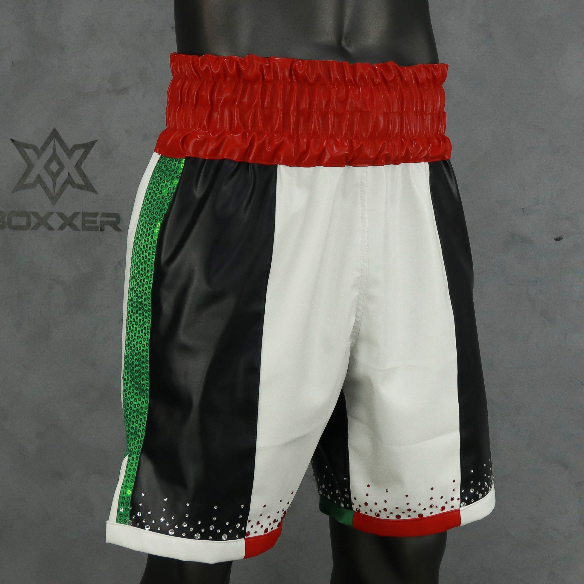 All Mayweather BX Juniel Custom Boxing Shorts & Trunks