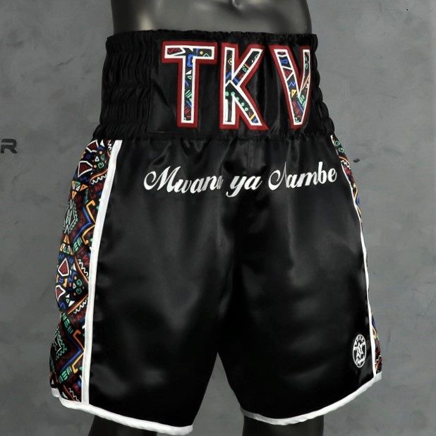 Side Stripe BX Old Jeamie Custom Boxing Shorts & Trunks