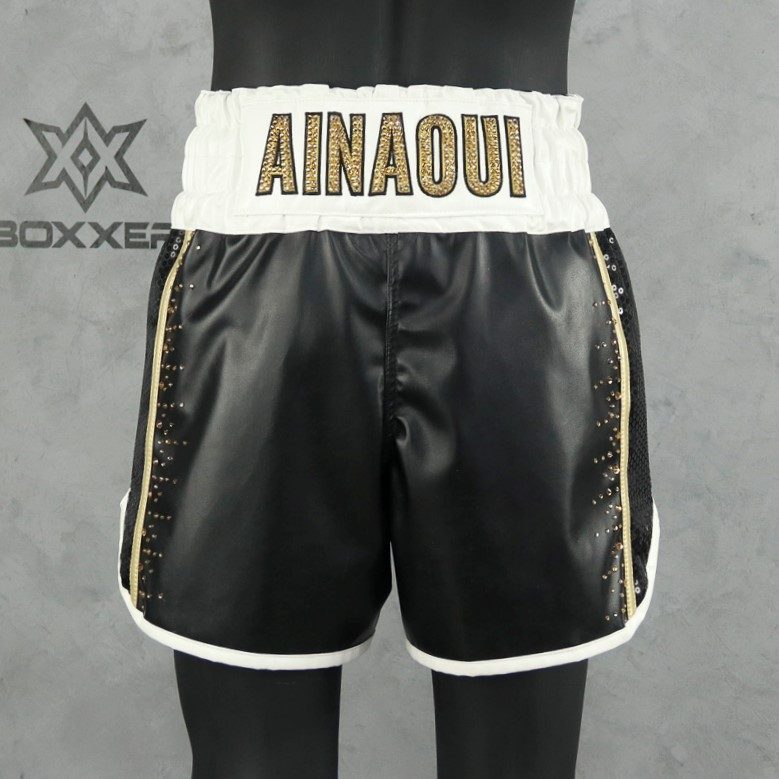 Side Stripe BX  Ainaoui  Custom Boxing Shorts & Trunks