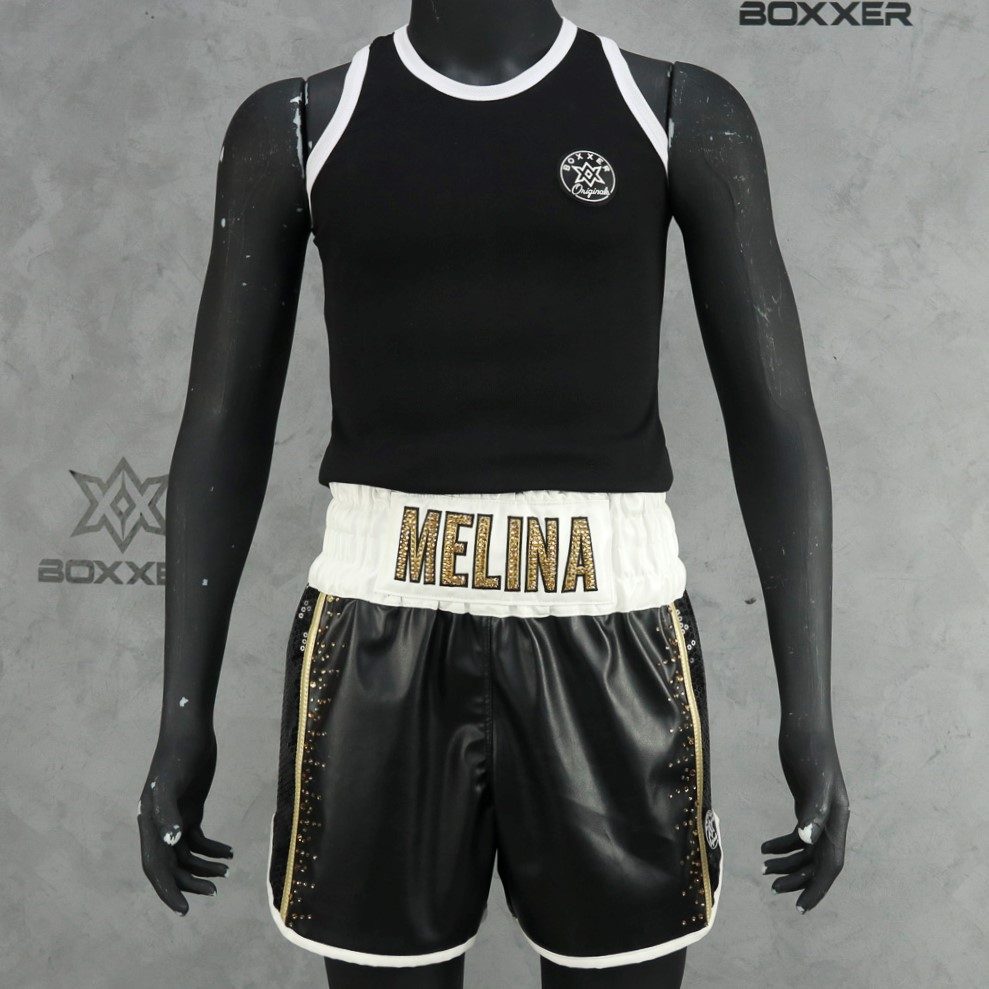 Side Stripe BX  Ainaoui  Custom Boxing Shorts & Trunks