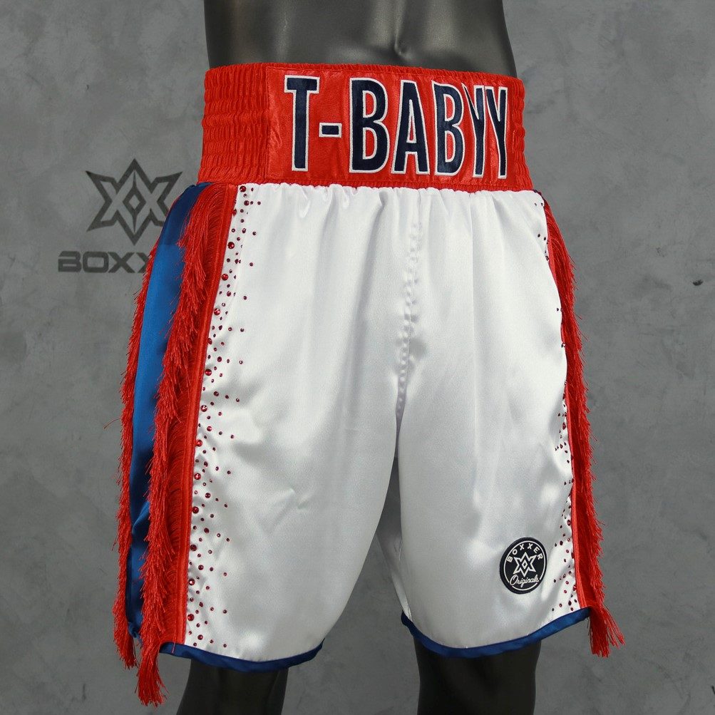 Side Stripe BX  Trenton Custom Boxing Shorts & Trunks