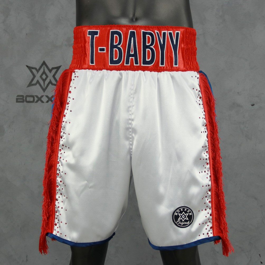 Side Stripe BX  Trenton Custom Boxing Shorts & Trunks