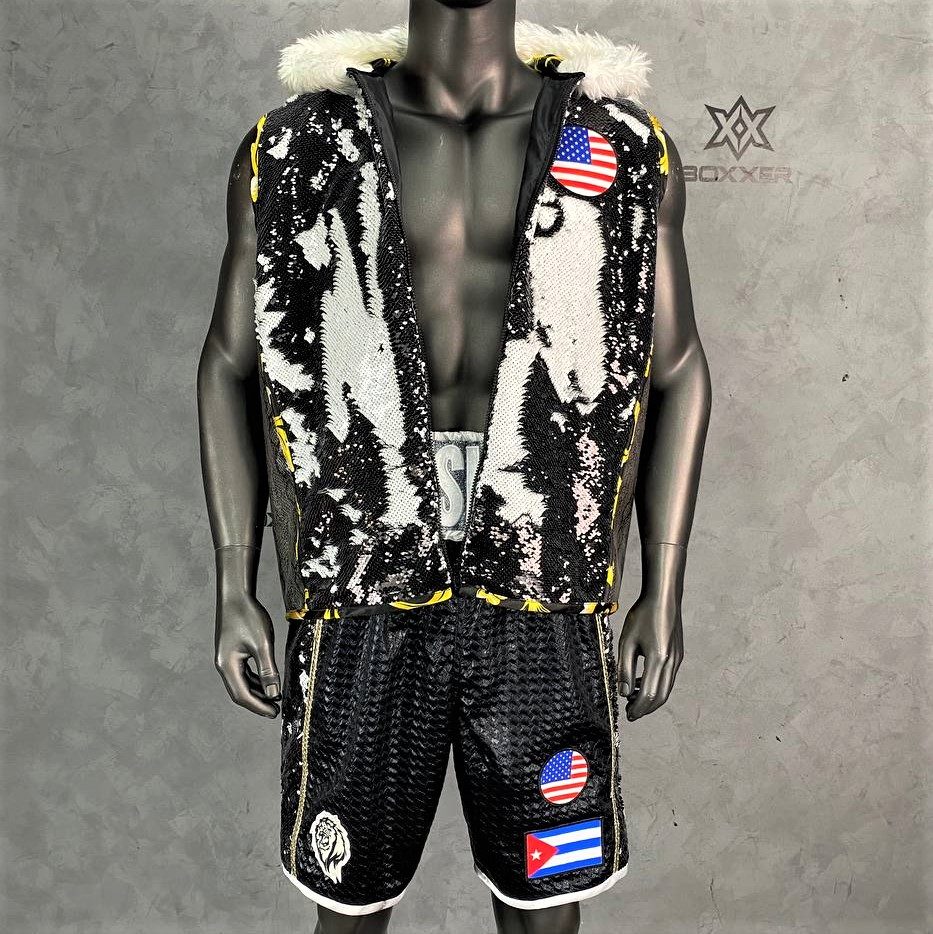 Side Stripe BX  INAUDIS Custom Boxing Shorts & Trunks