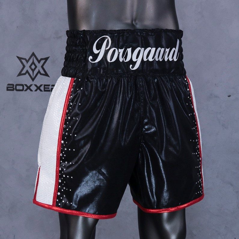 Side Stripe BX Old Jacob Custom Boxing Shorts & Trunks