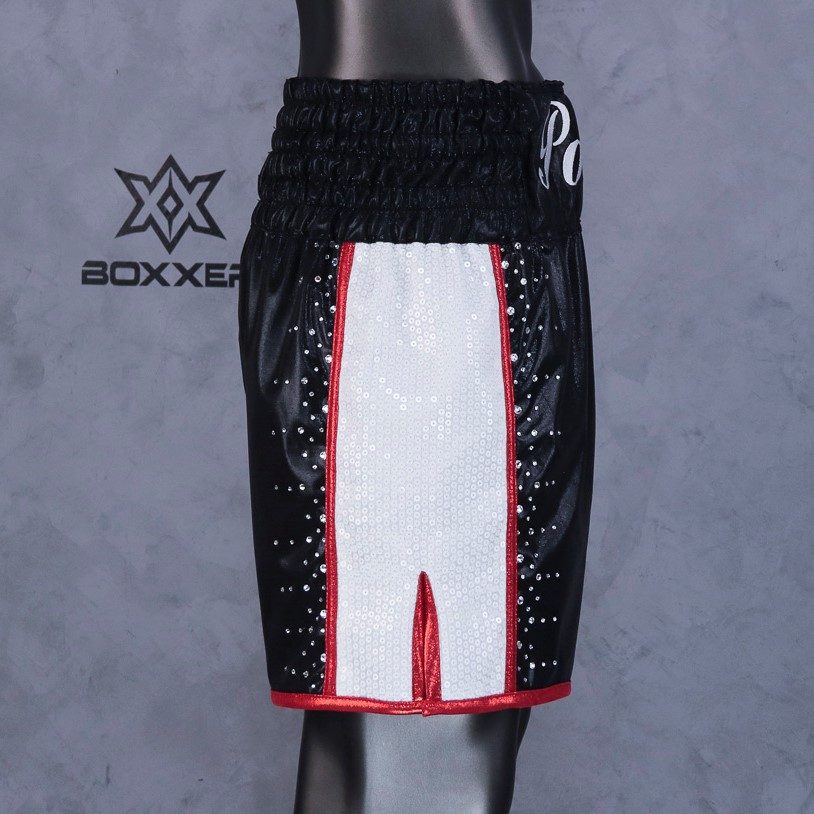 Side Stripe BX  Jacob Custom Boxing Shorts & Trunks