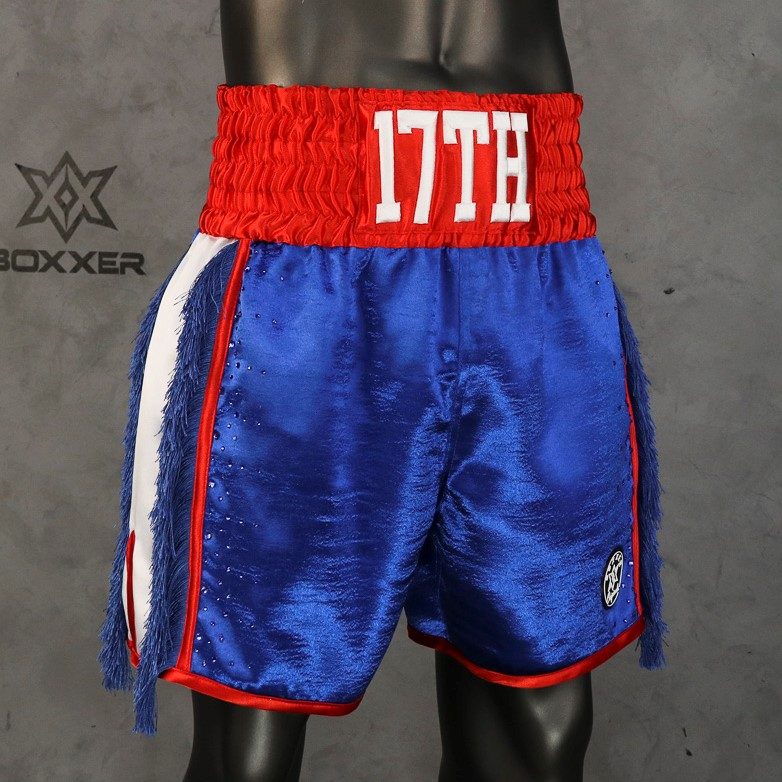 Side Stripe BX Old Quincy Custom Boxing Shorts & Trunks