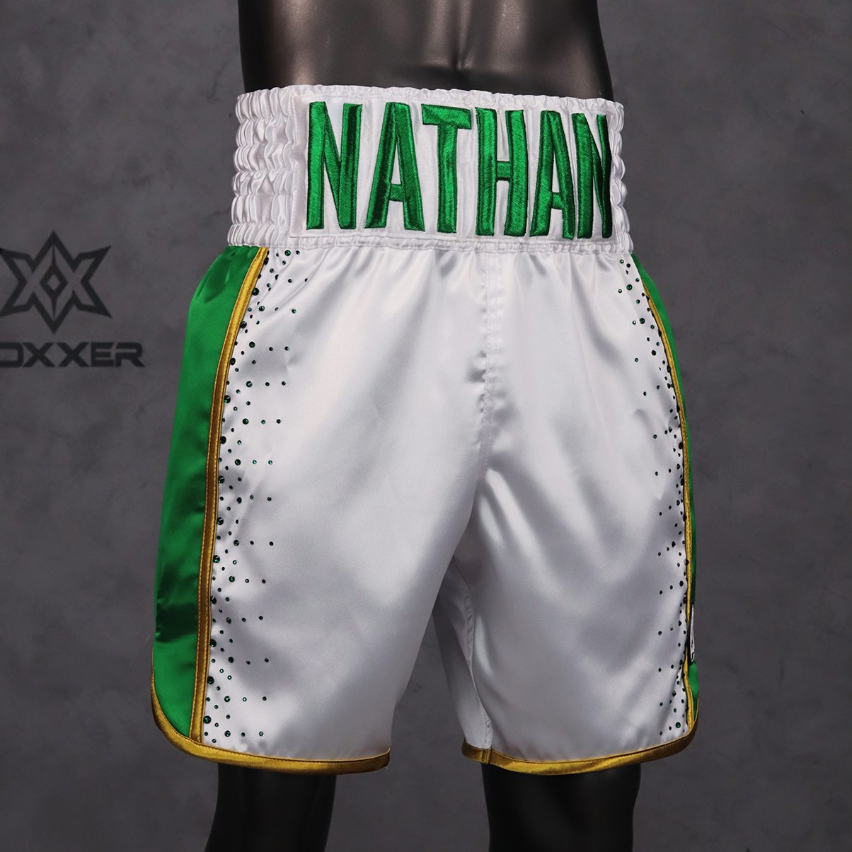 Side Stripe BX Old Nathan Custom Boxing Shorts & Trunks