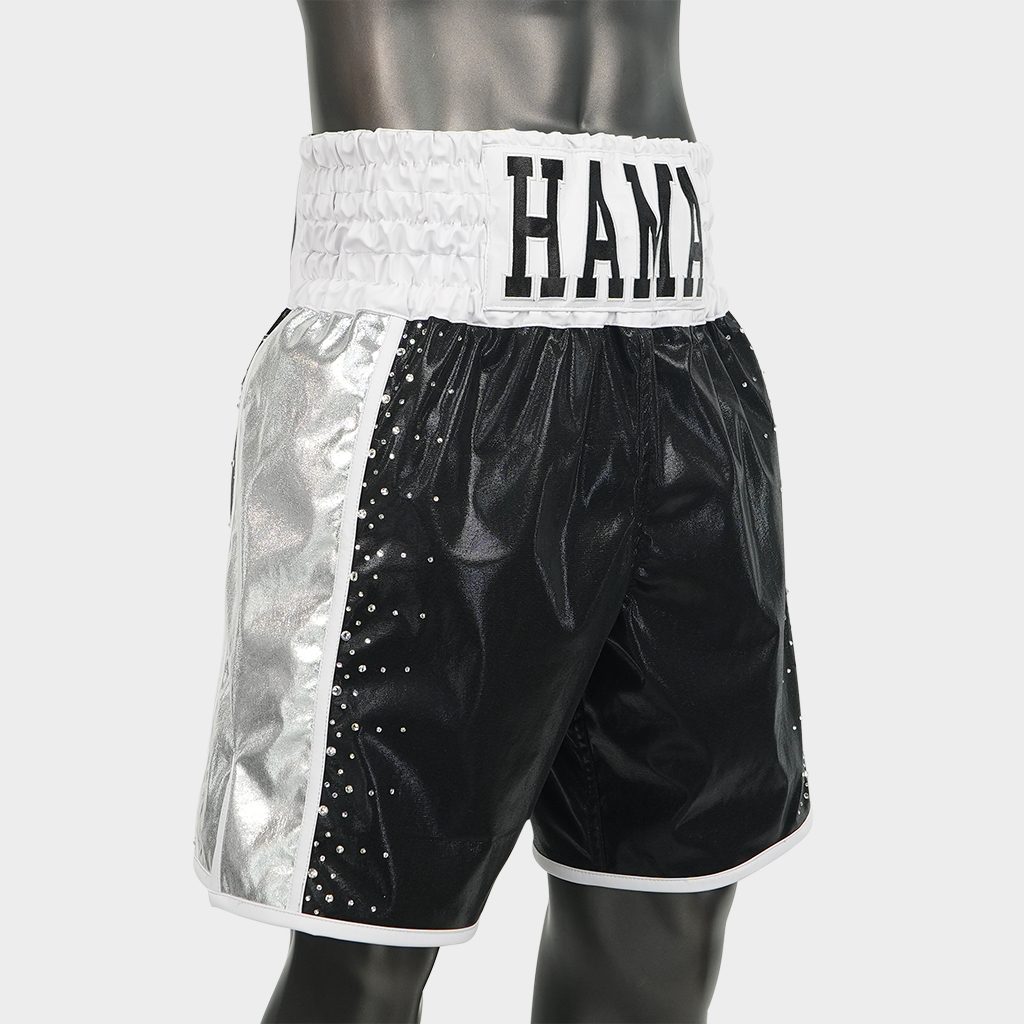 Side Stripe BX Old Mohammad Custom Boxing Shorts & Trunks