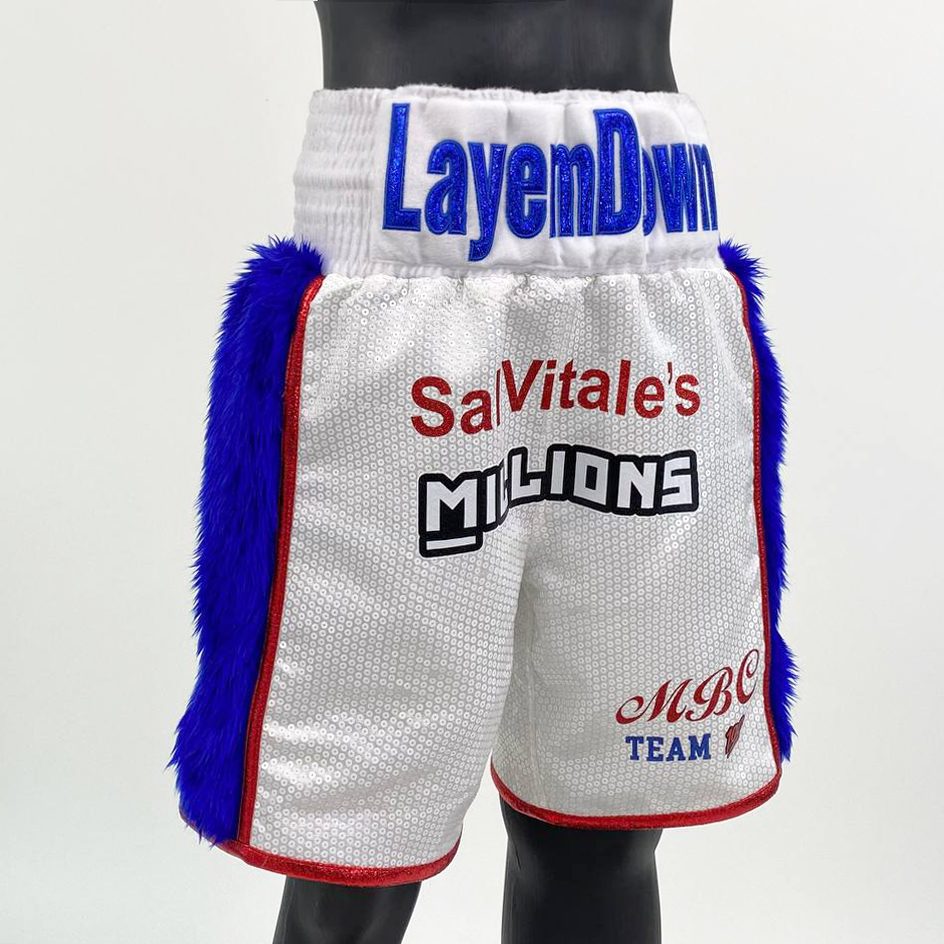 Side Stripe BX Old Lance Custom Boxing Shorts & Trunks