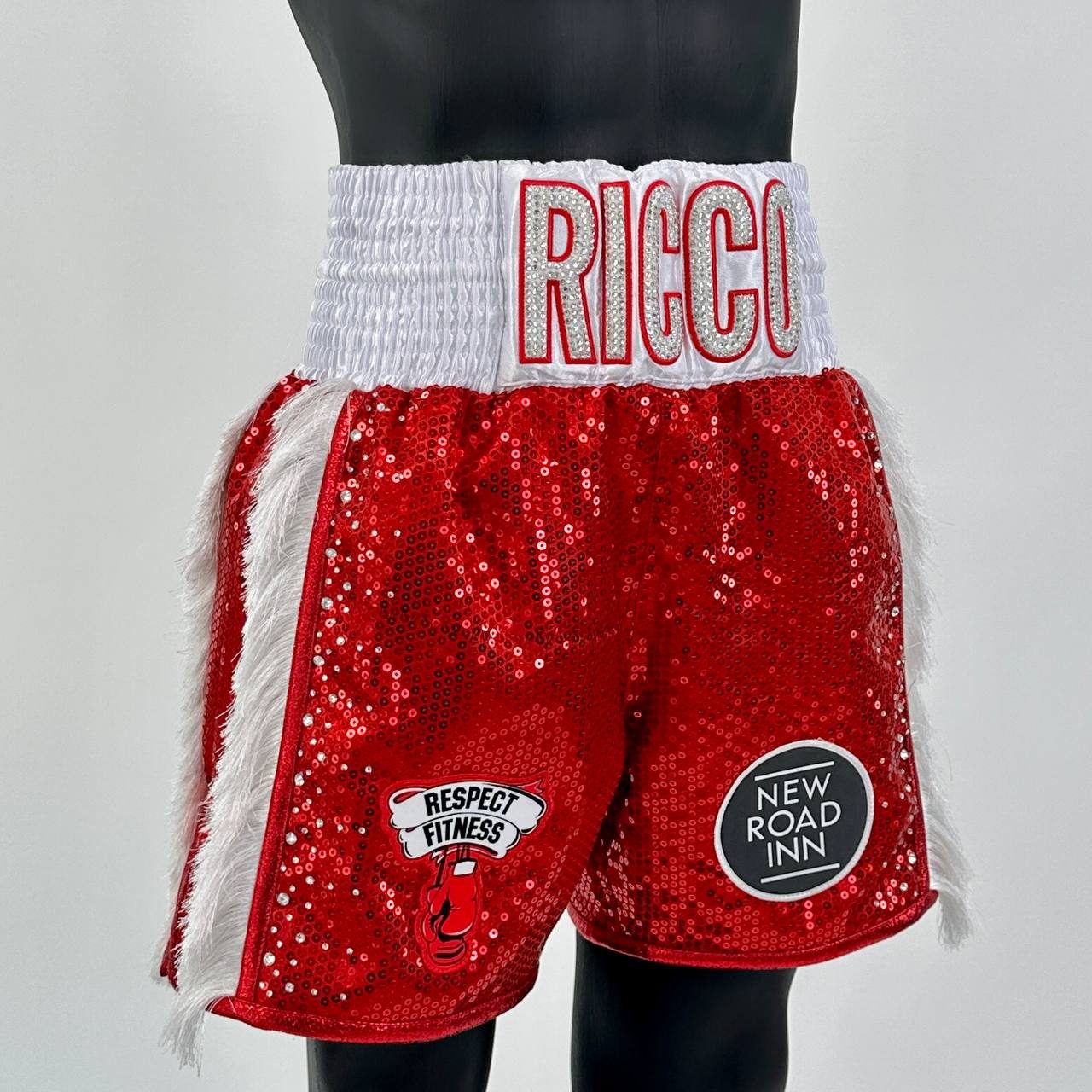 Side Stripe BX  Ricco  Custom Boxing Shorts & Trunks