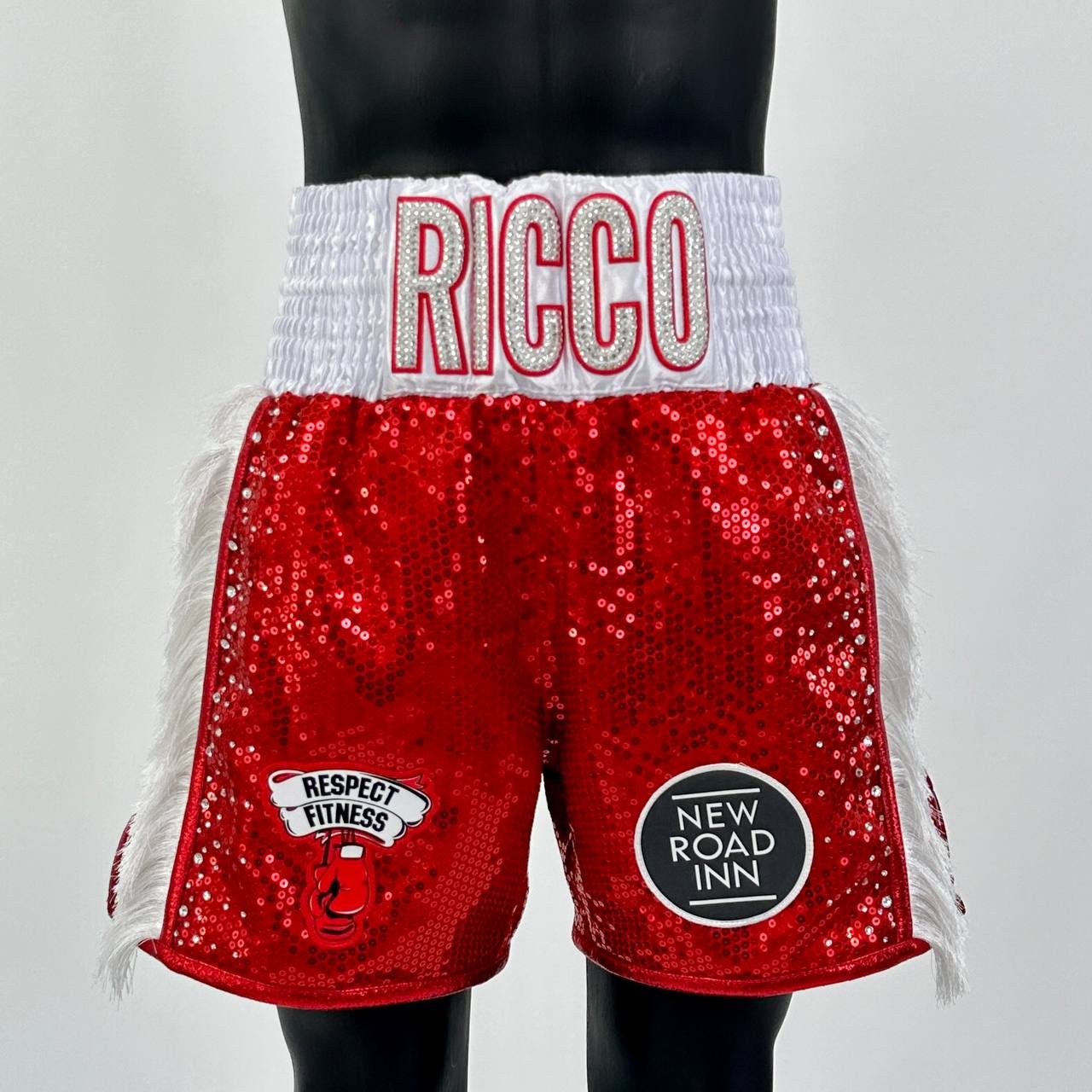 Side Stripe BX  Ricco  Custom Boxing Shorts & Trunks