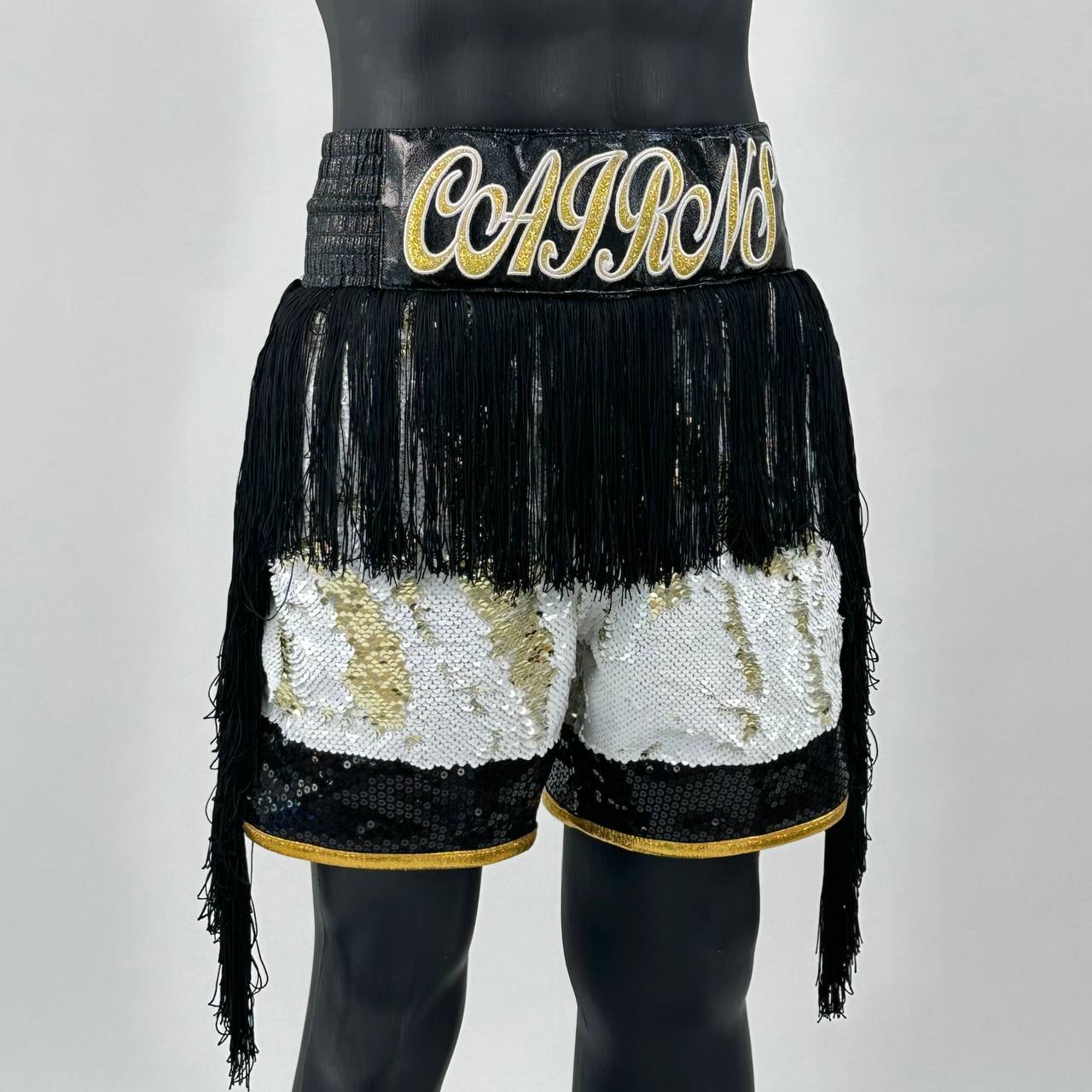 Long Tassels Supreme BX Old Shakila  Custom Boxing Shorts & Trunks