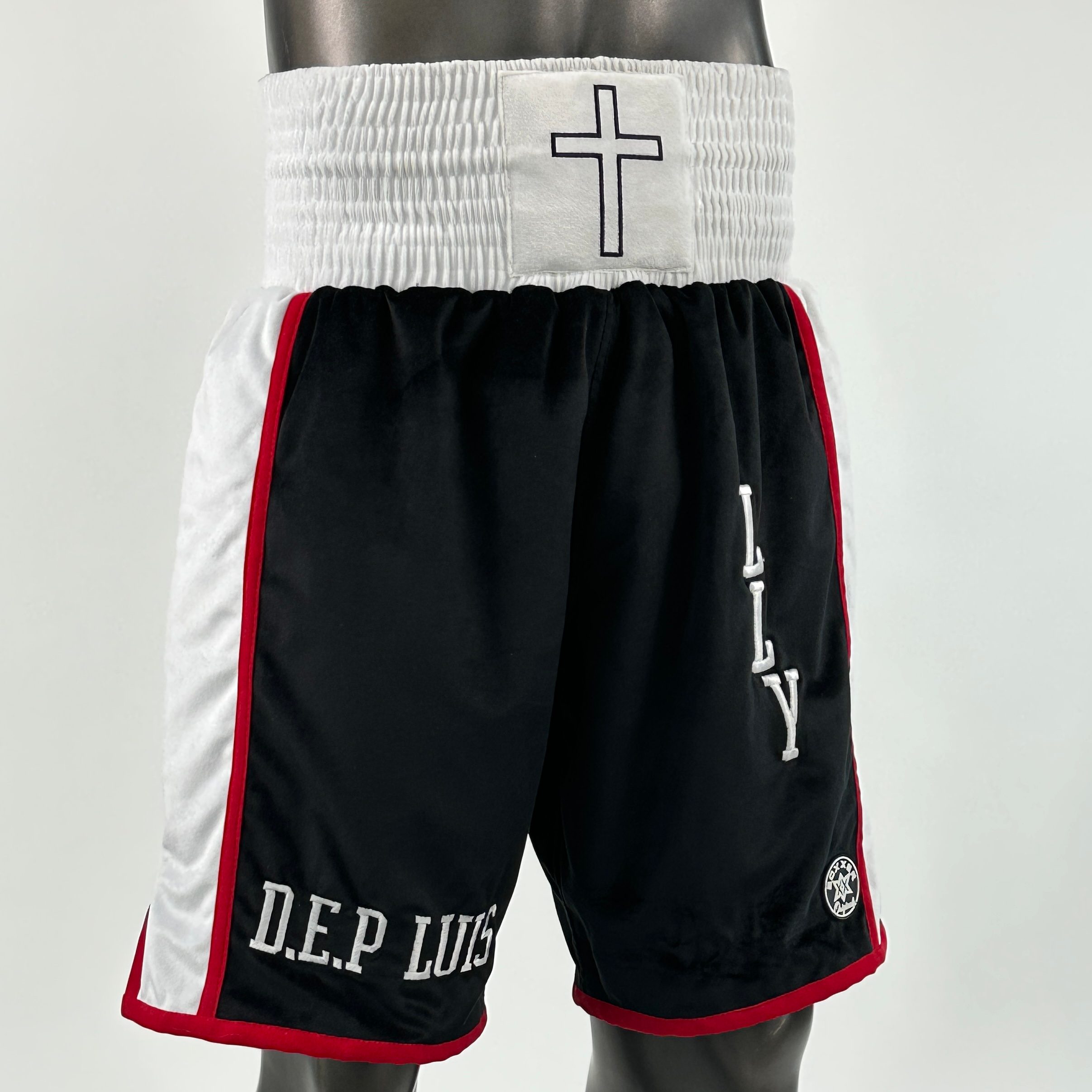 Side Stripe BX Old Andrea Custom Boxing Shorts & Trunks
