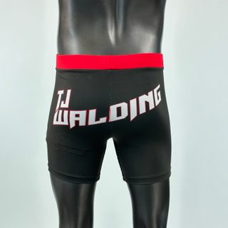 Classic Vale Tudo MMA Black Stuart Compression Shorts