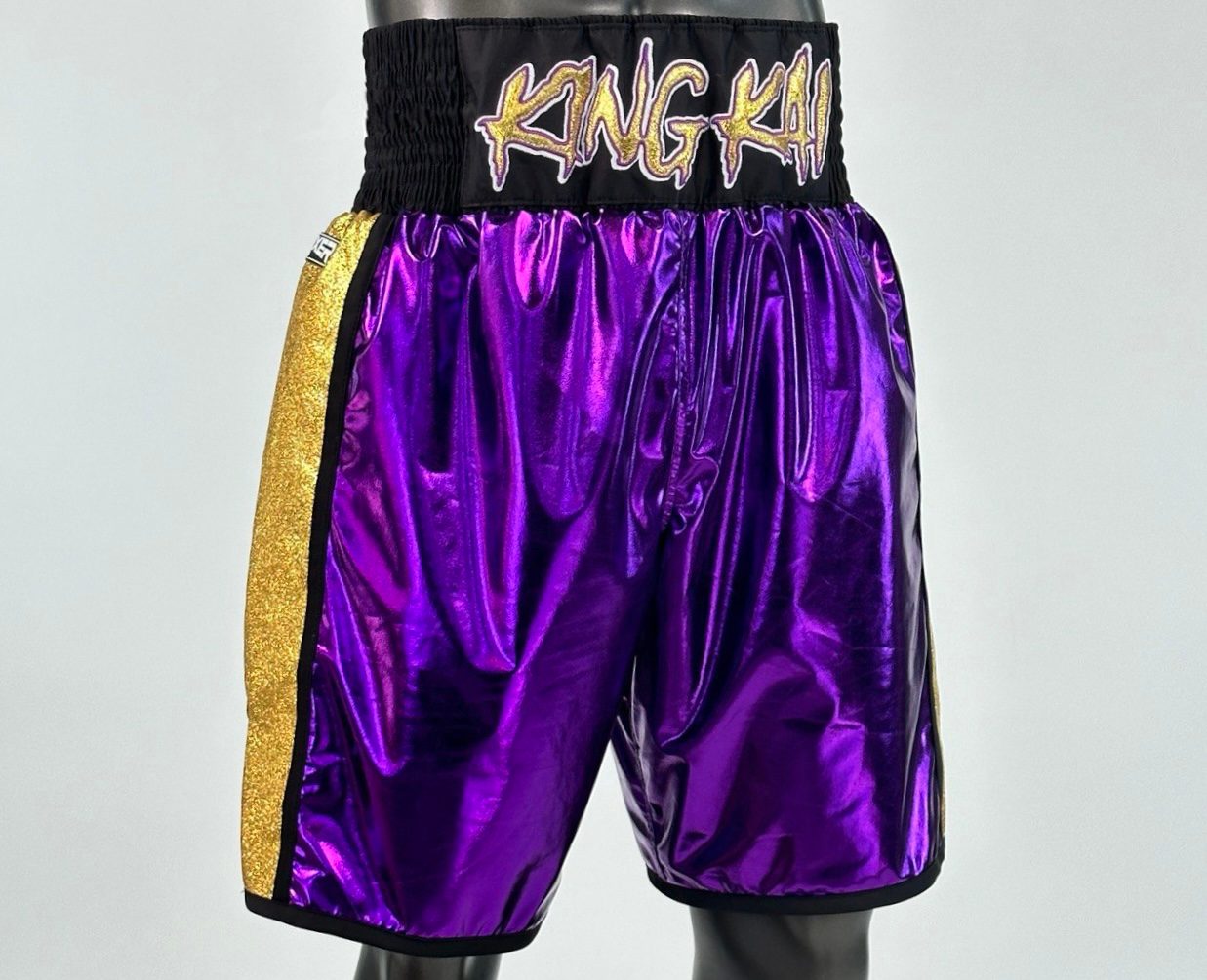 Side Stripe BX Old KING Custom Boxing Shorts & Trunks