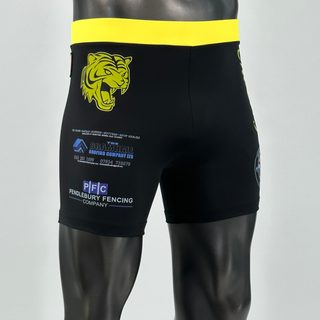 Classic Vale Tudo MMA Yellow Louie Compression Shorts