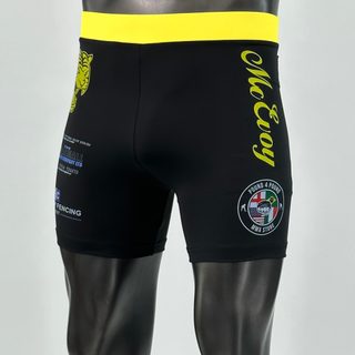 Classic Vale Tudo MMA Yellow Louie Compression Shorts