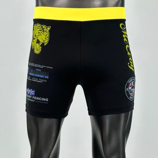 Classic Vale Tudo MMA Yellow Louie Compression Shorts