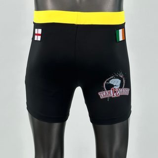 Classic Vale Tudo MMA Yellow Louie Compression Shorts