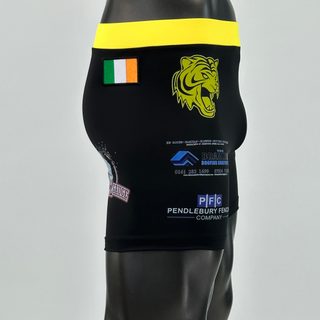 Classic Vale Tudo MMA Yellow Louie Compression Shorts