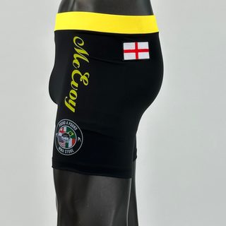 Classic Vale Tudo MMA Yellow Louie Compression Shorts