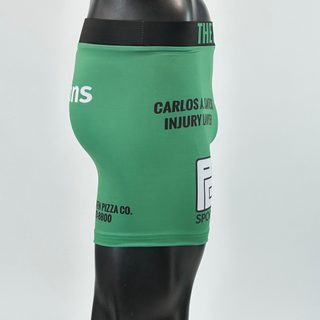 Classic Vale Tudo MMA Green Paul Compression Shorts