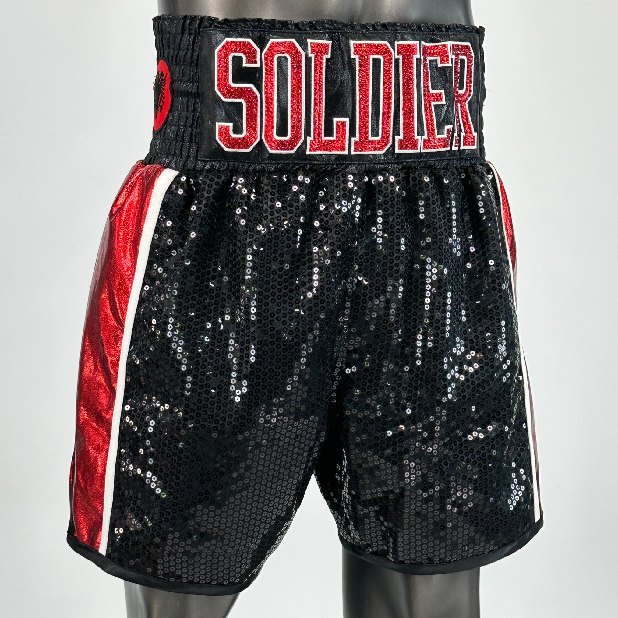 Side Stripe BX Old Dennis Custom Boxing Shorts & Trunks
