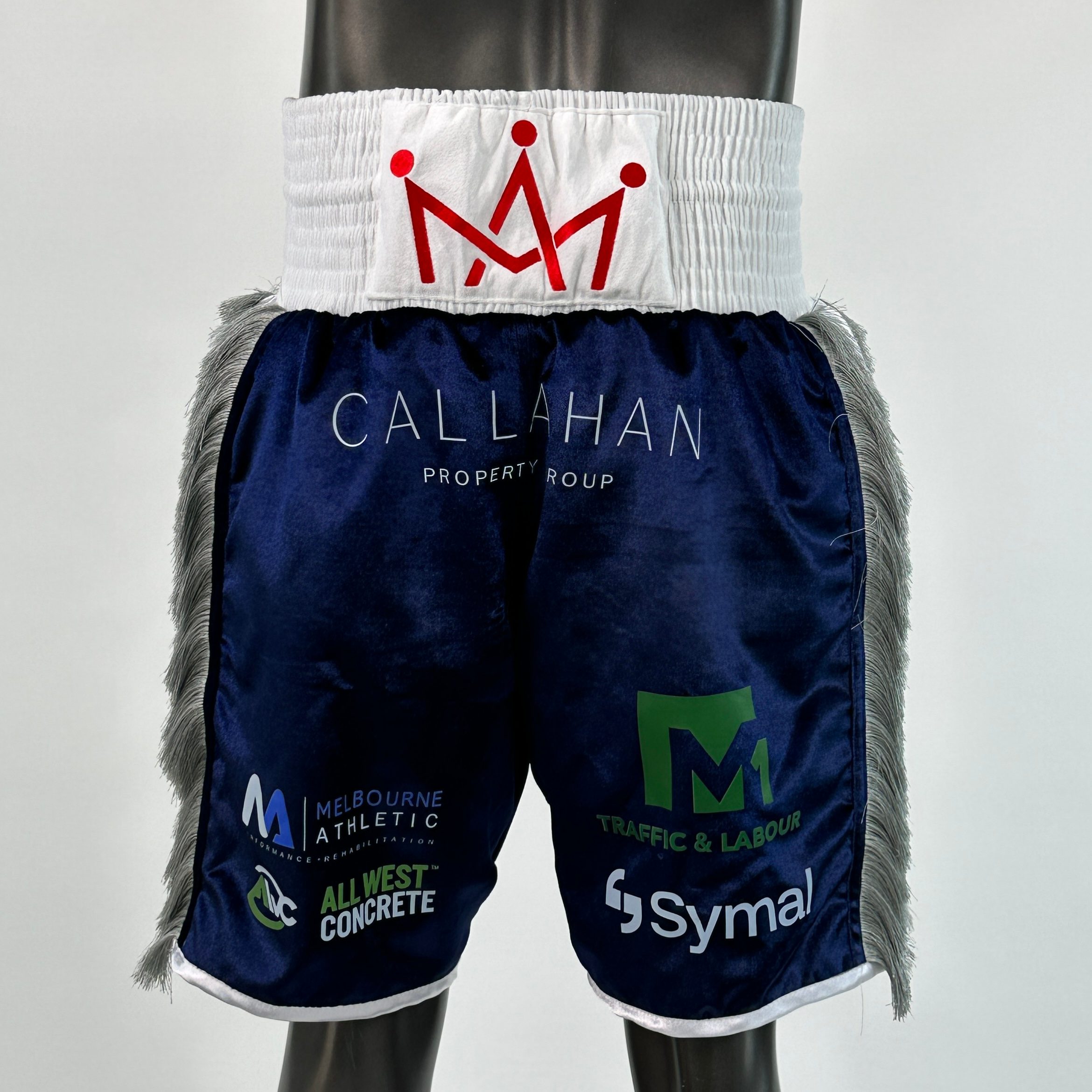 Side Stripe BX  Mason Custom Boxing Shorts & Trunks