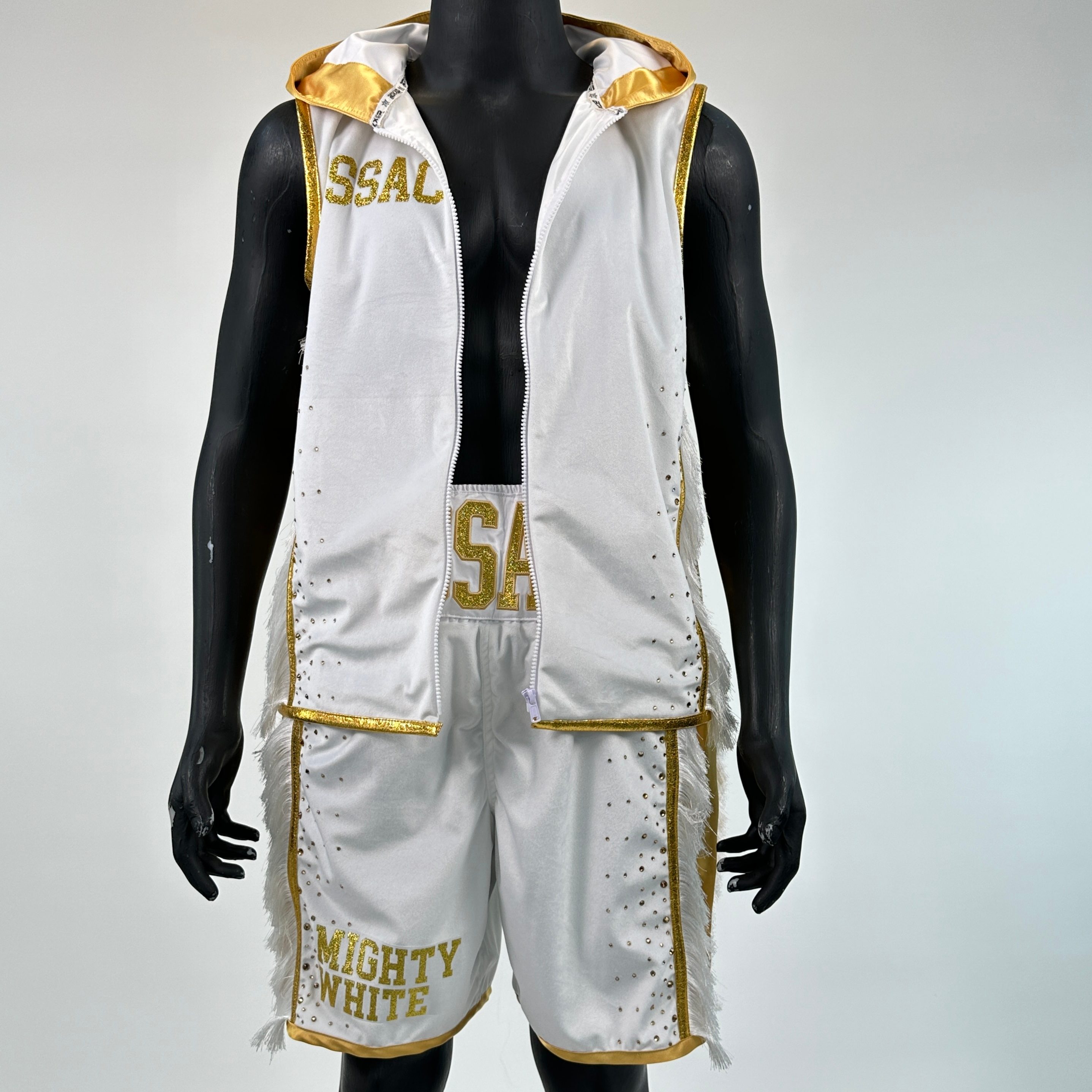 Side Stripe BX  Issac Custom Boxing Shorts & Trunks