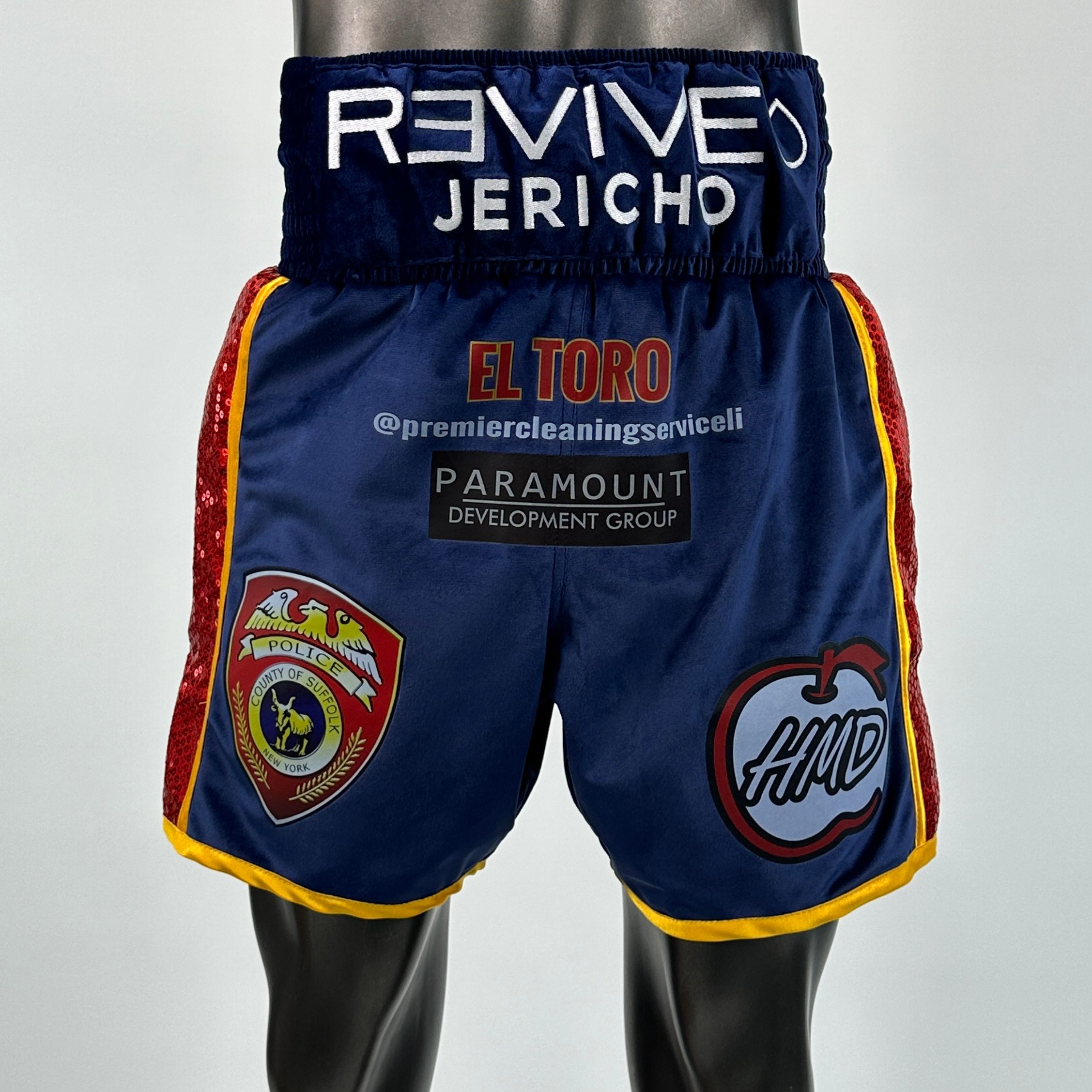 Side Stripe BX  Alex Custom Boxing Shorts & Trunks