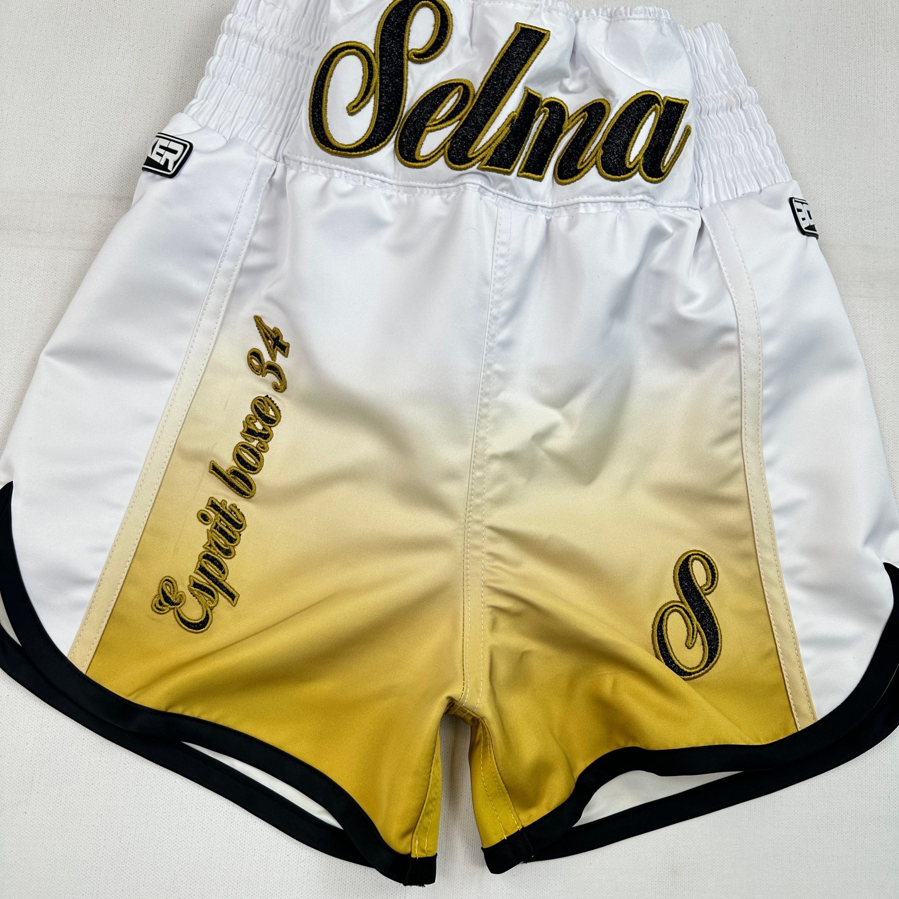 Side Stripe BX Old Mike Custom Boxing Shorts & Trunks