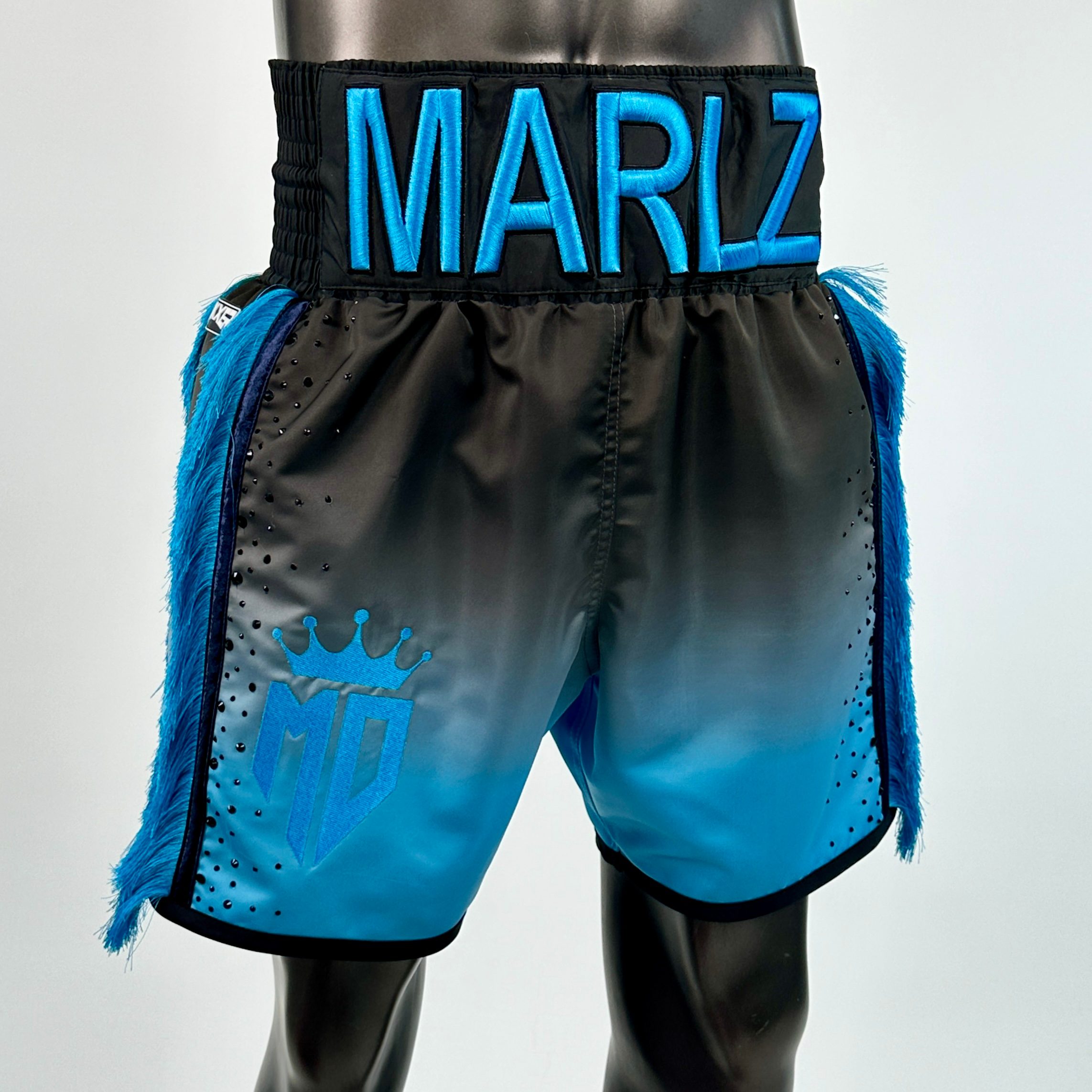 Side Stripe BX Old Marley Custom Boxing Shorts & Trunks