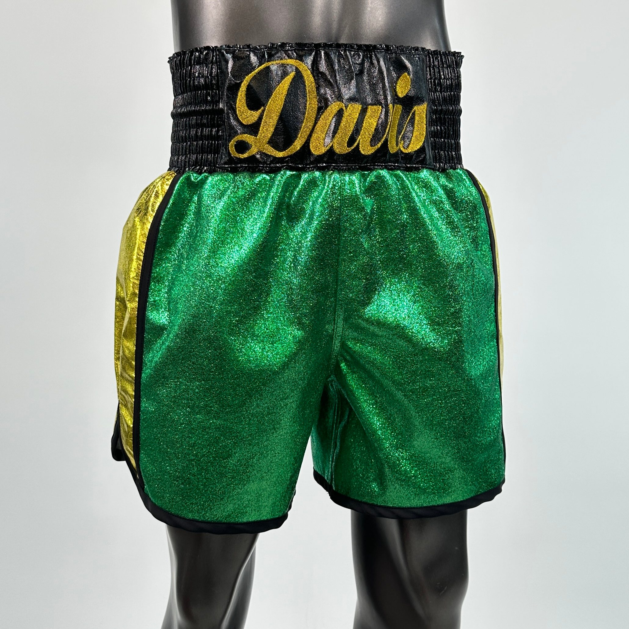 Side Stripe BX Old Davis Custom Boxing Shorts & Trunks