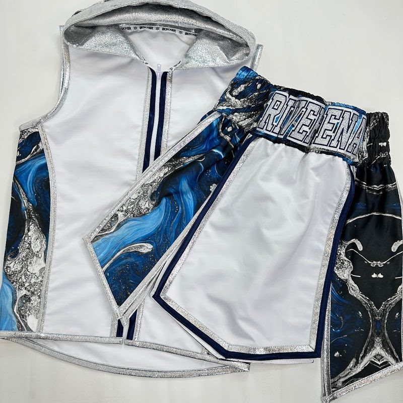 David GLA RIVER AND CHAMP Custom Boxing Shorts & Trunks