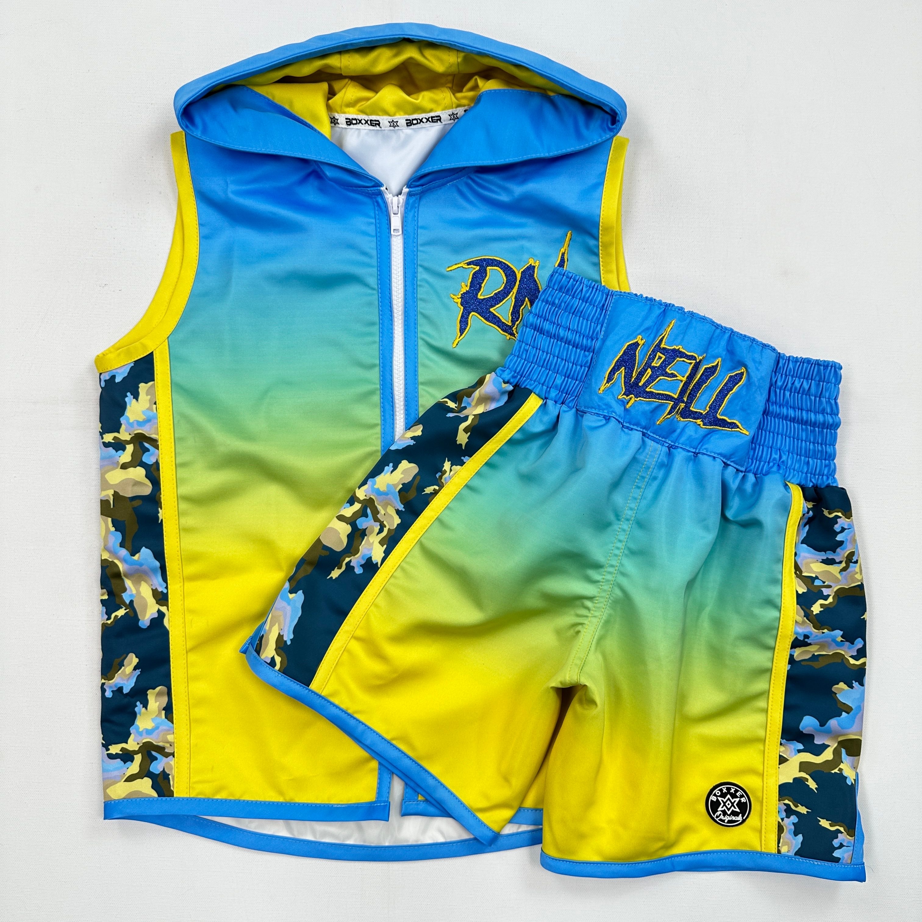 Side Stripe BX  Ryan Custom Boxing Shorts & Trunks