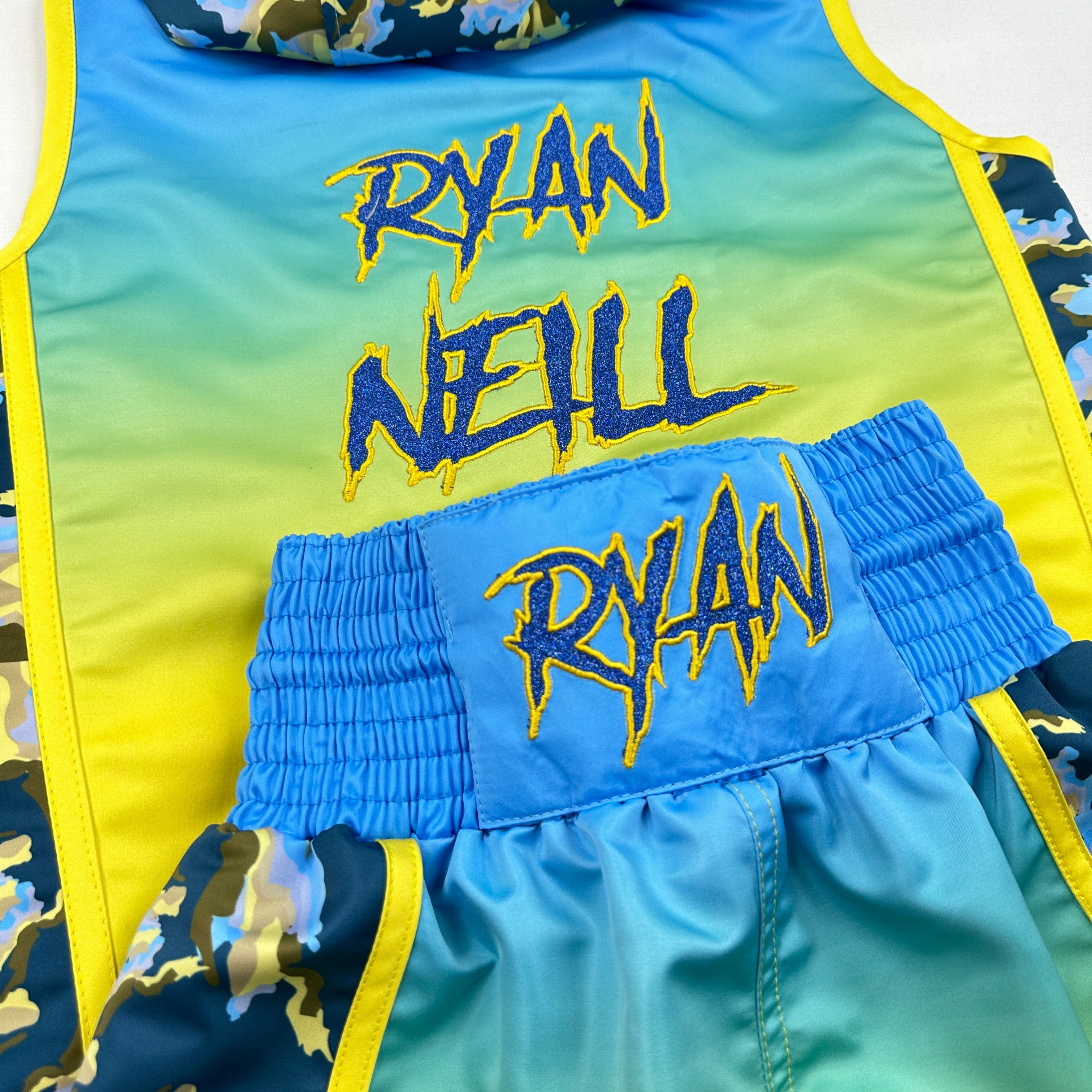 Side Stripe BX  Ryan Custom Boxing Shorts & Trunks