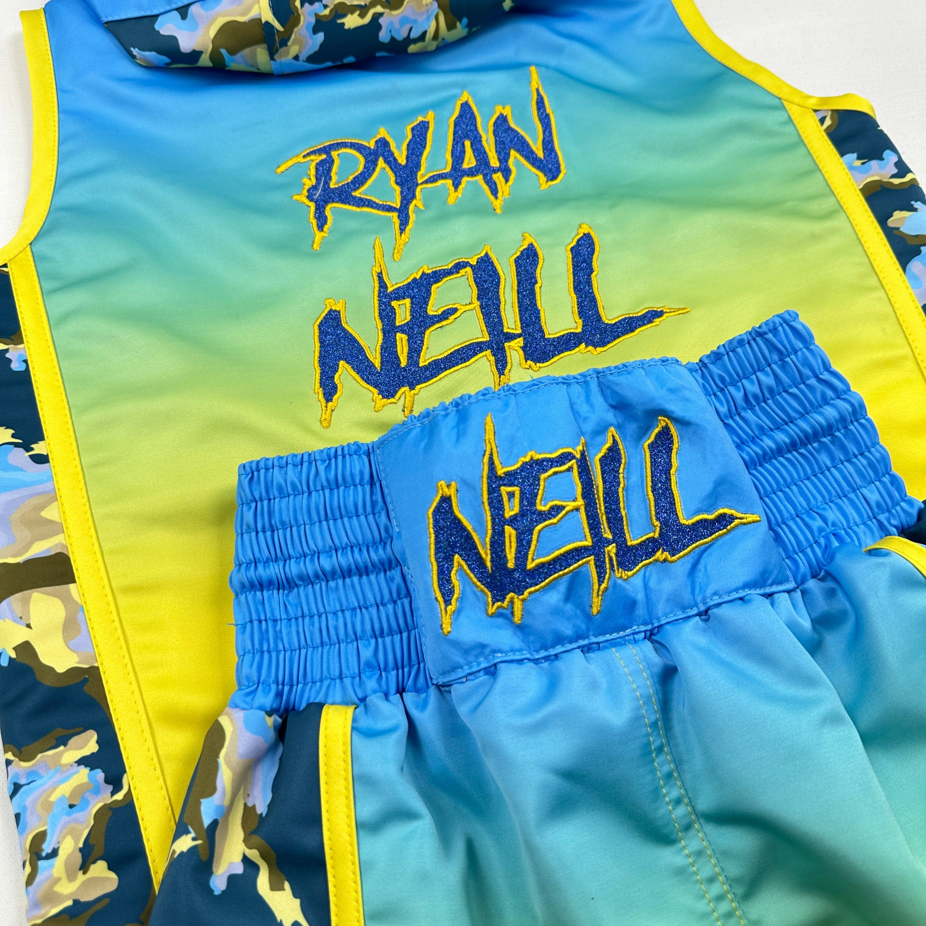 Side Stripe BX  Ryan Custom Boxing Shorts & Trunks