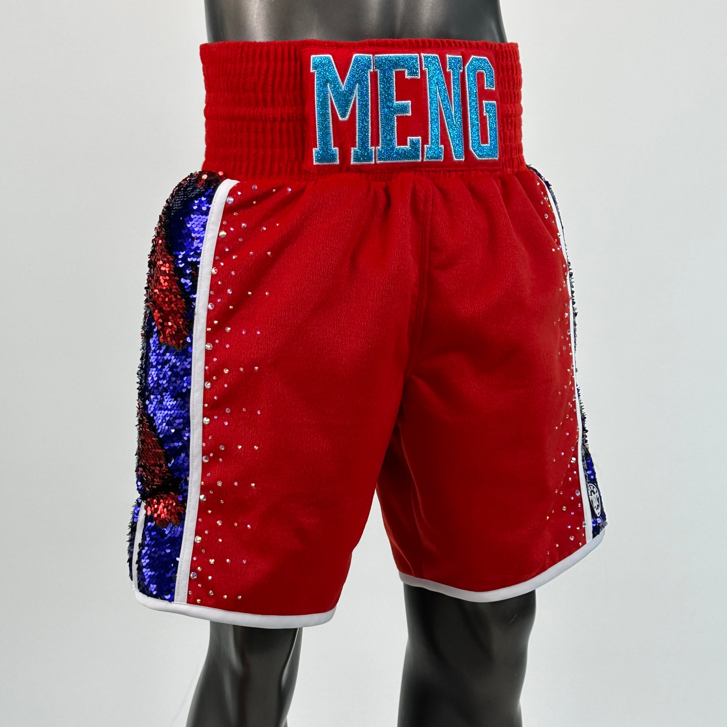 Side Stripe BX Old Oliver Custom Boxing Shorts & Trunks