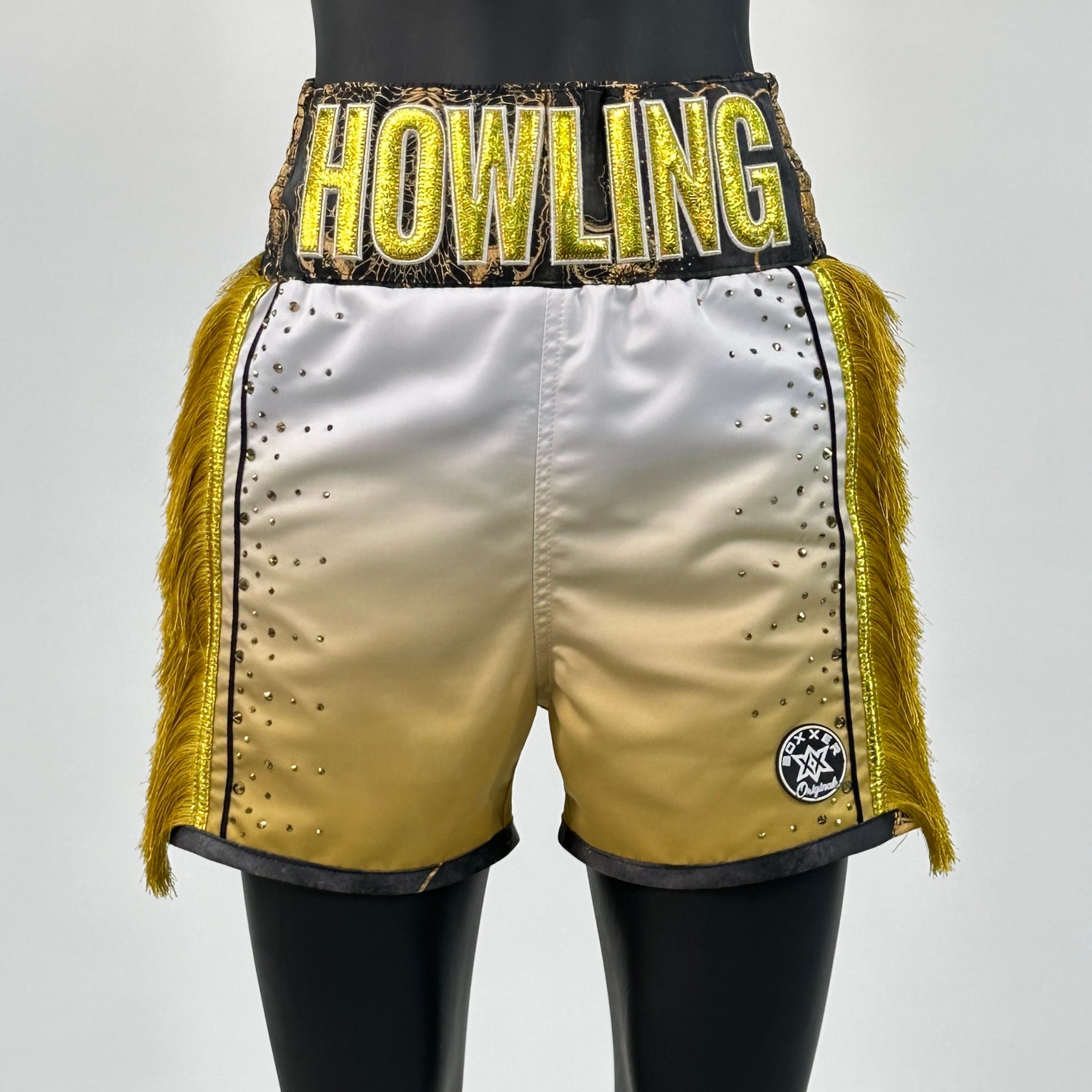 Side Stripe Luxury II Bree Custom Boxing Shorts & Trunks