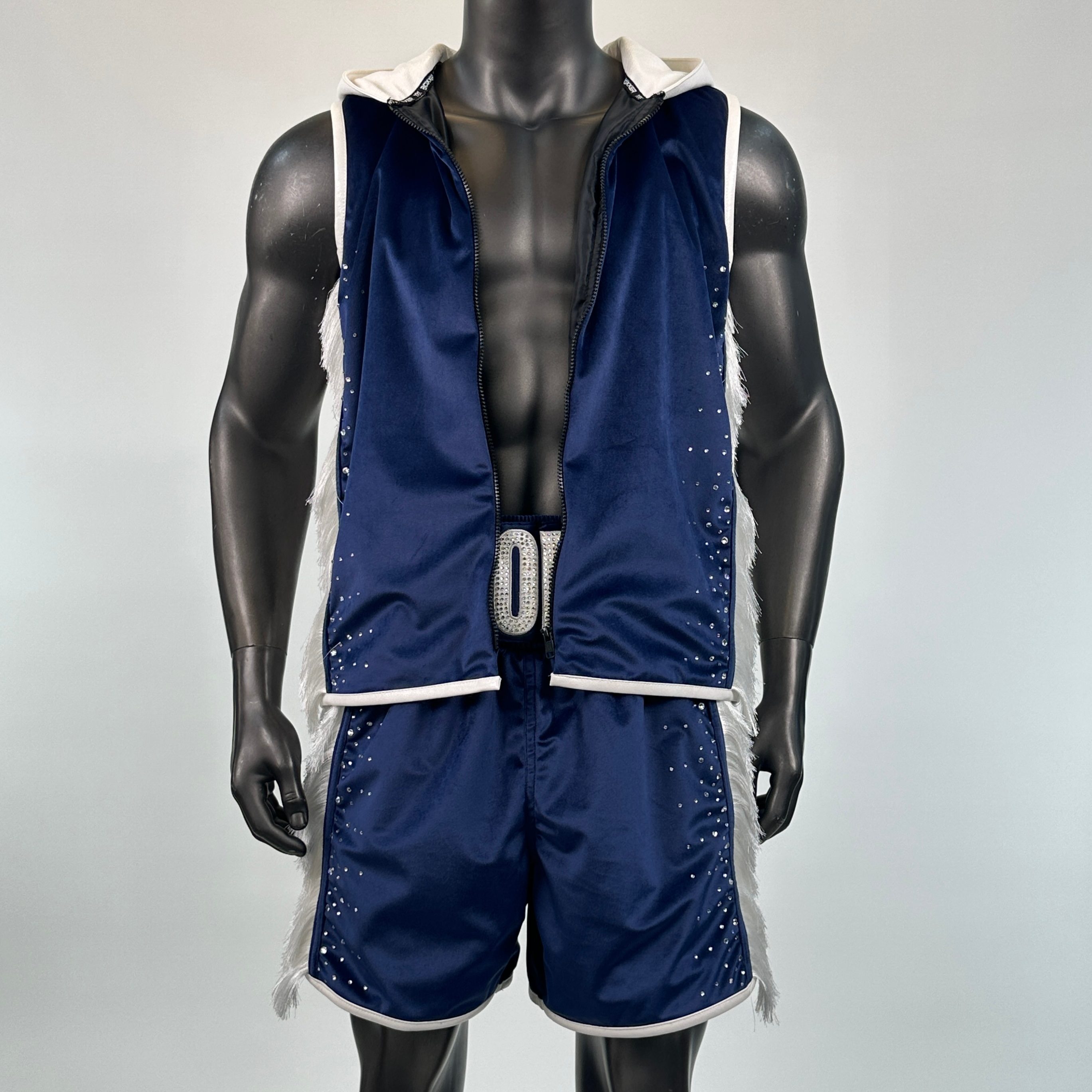 Side Stripe BX  AMY Custom Boxing Shorts & Trunks