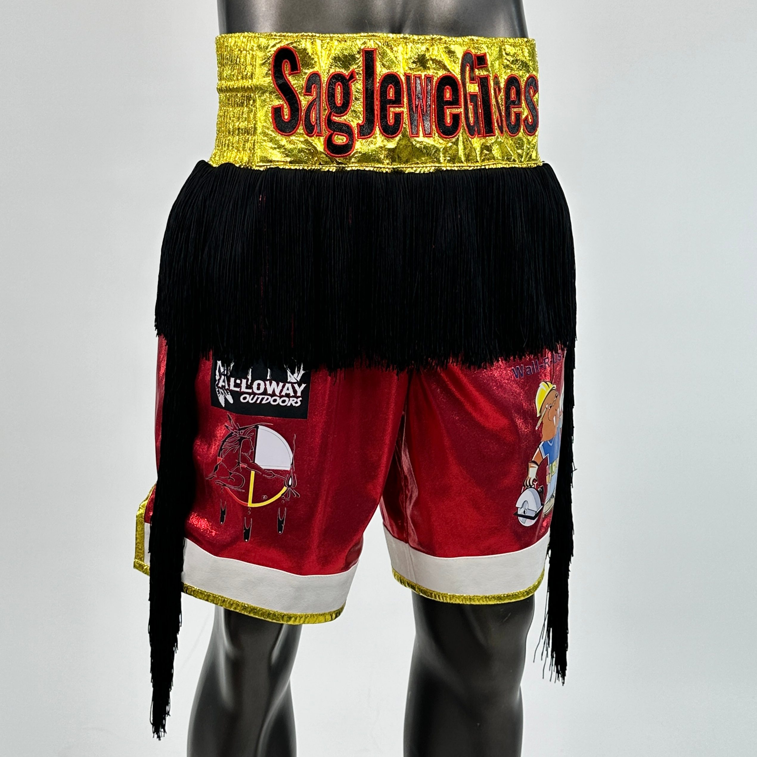 Long Tassels Supreme BX Old Mark Custom Boxing Shorts & Trunks
