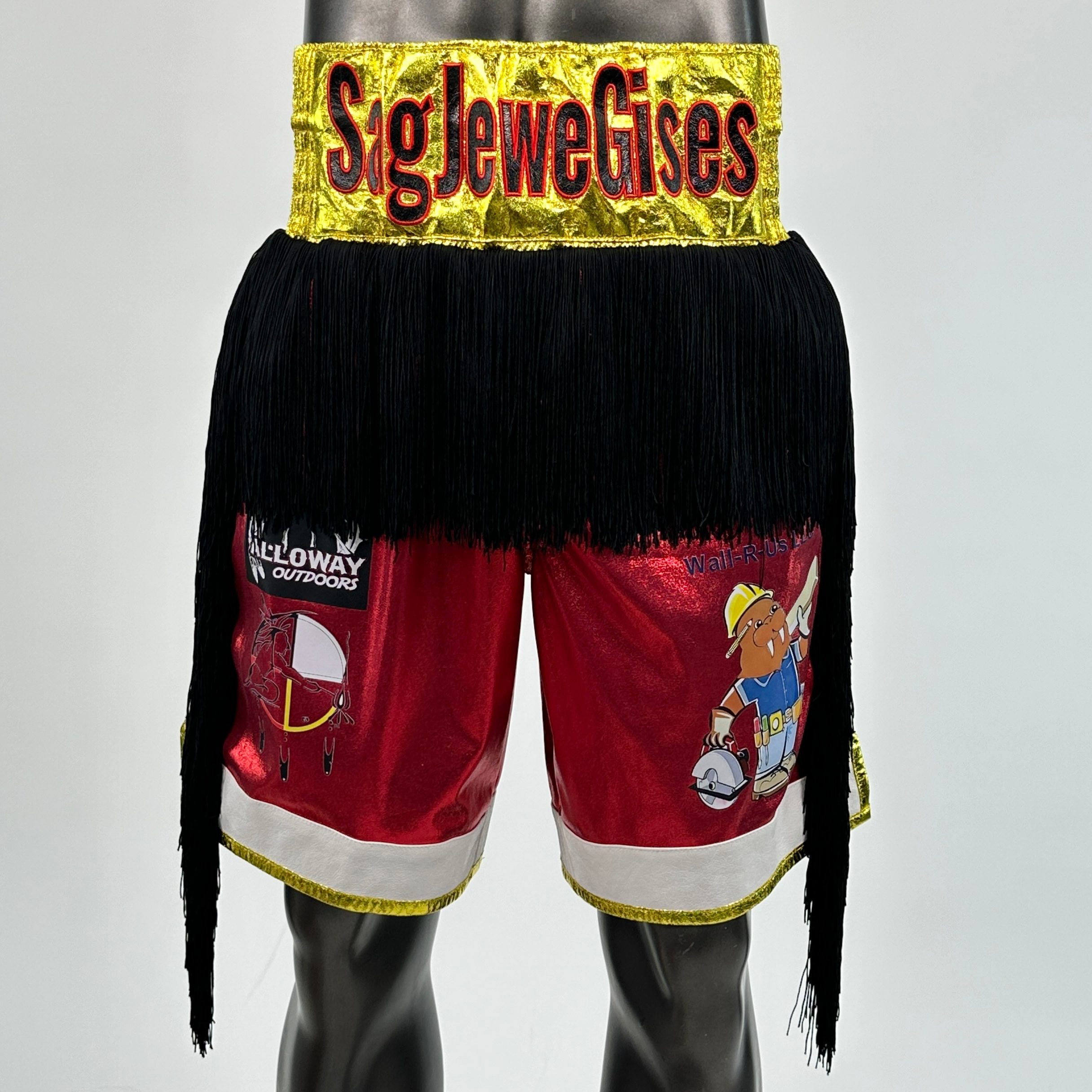 Long Tassels Supreme BX Mark Custom Boxing Shorts & Trunks