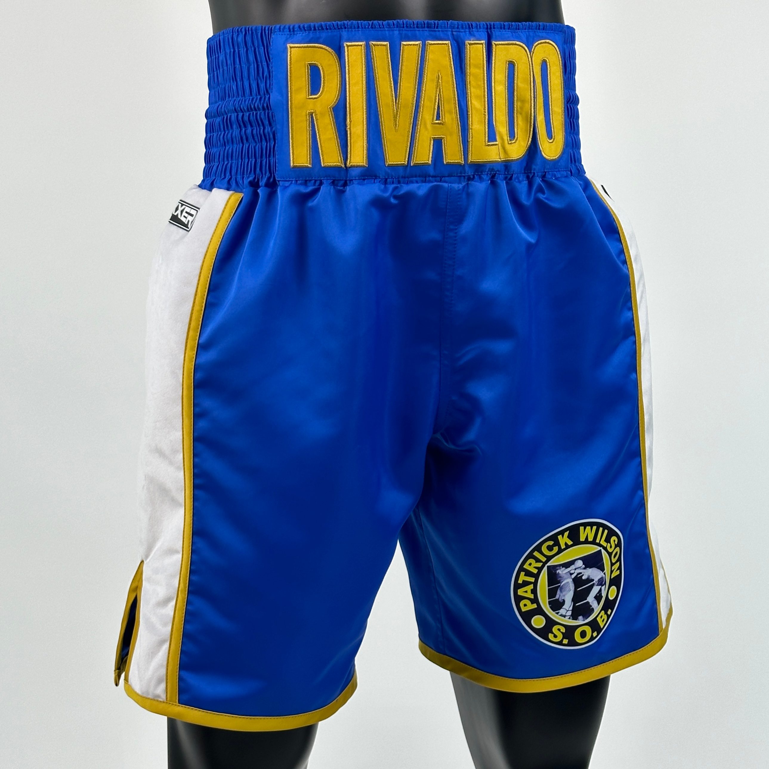 Side Stripe BX Old Pivaldo Custom Boxing Shorts & Trunks